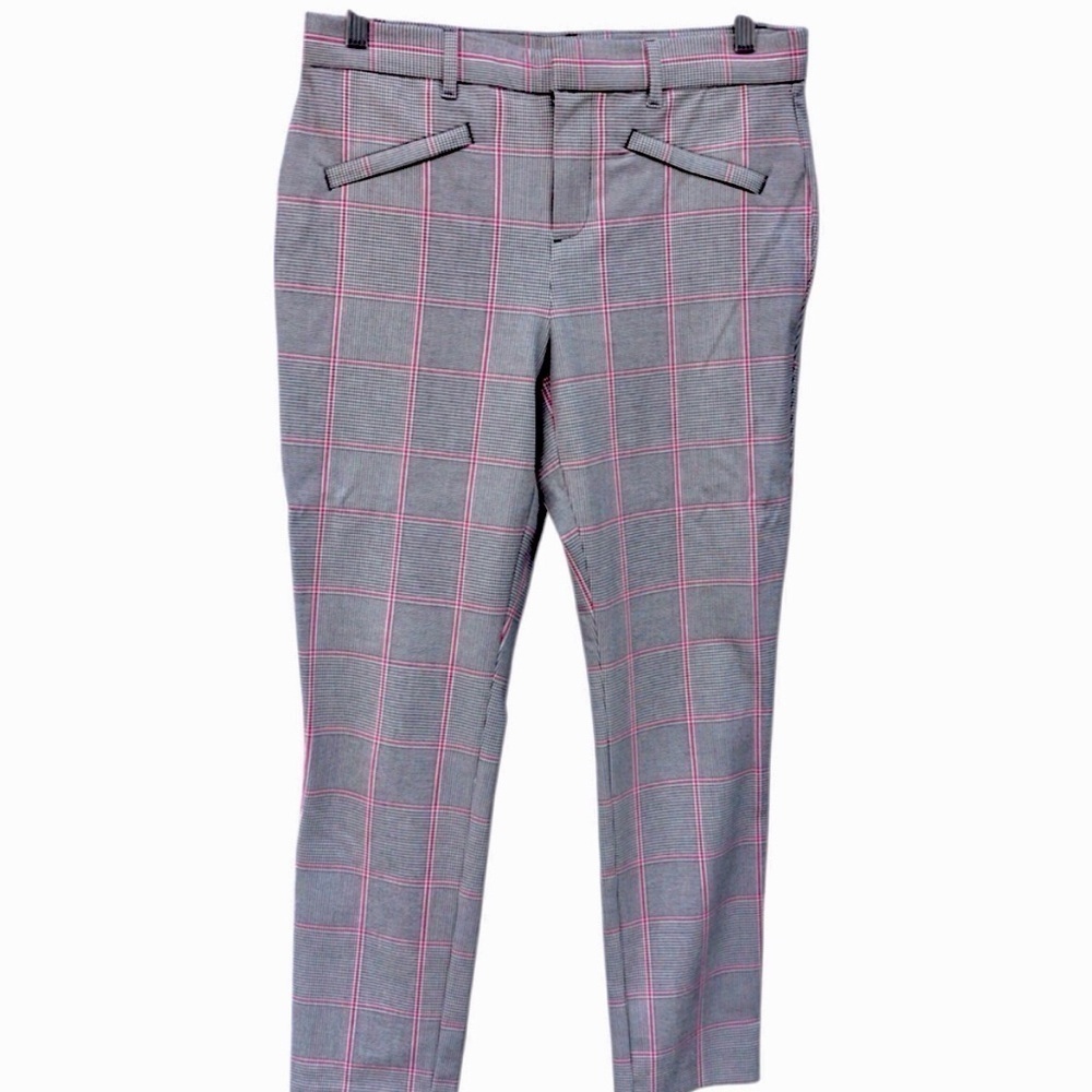 Gap Women Skinny Ankle Plaid Pants  Size 8